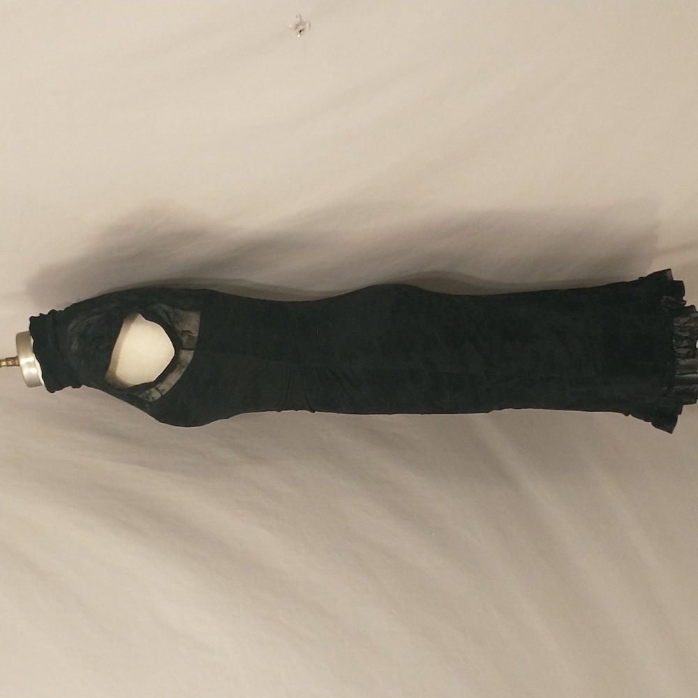 Designer DVF Vintage Sexy & Elegant Black Lace Dress Stretchy Bodycon FlexSizing - Picture 5 of 12